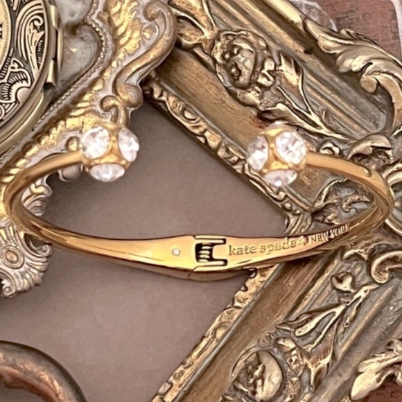 KATE SPADE • Gold Lady Marmalade Cuff Bracelet - Picture 6 of 6